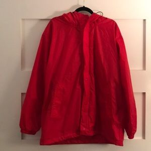 Lands End hooded windbreaker